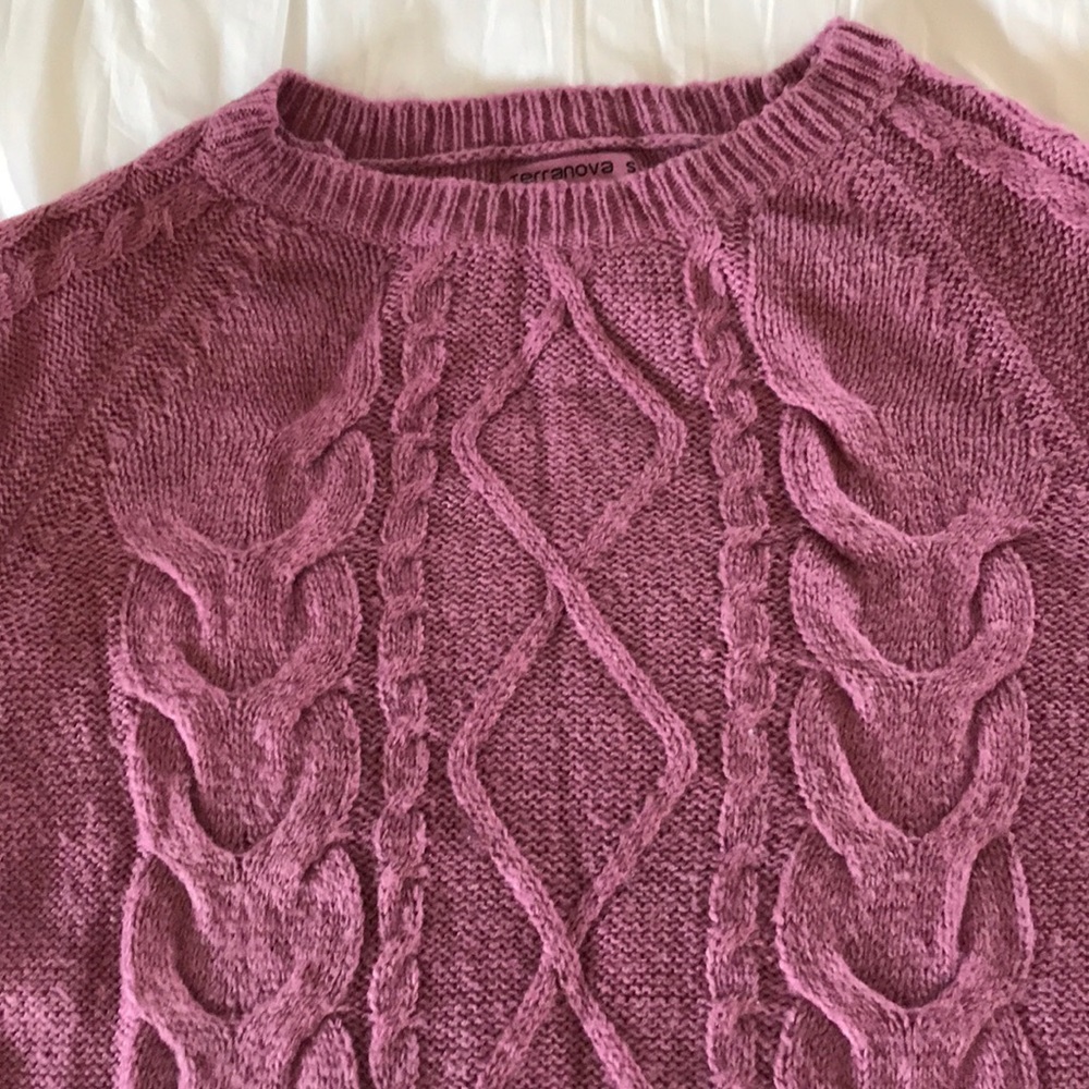 Cableknit sweater size S - Picture 2 of 8